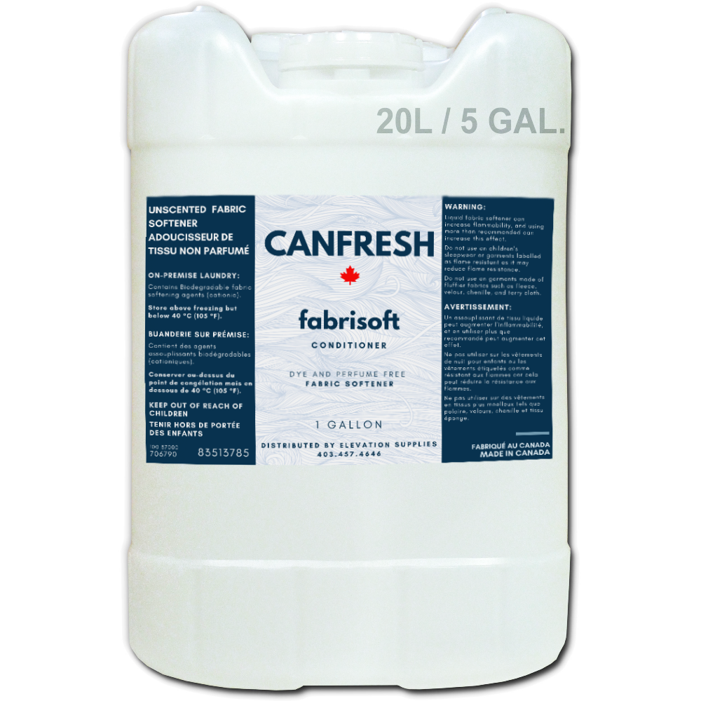 Fabrisoft - Dye & Perfume Free Unscented Fabric Softener with Conditioner